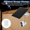 5W Solar Panel with 8000mAh Battery for Security Cameras, 360°