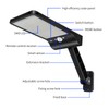 Aqonsie 56LED Remote Solar Flood Light, Outside Security Motion Sensor