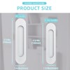 gifsin Sliding Pocket Door Hidden Handle, 304 Stainless Steel Pocket