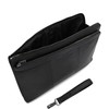 London Thame Leather 15" Laptop Document Sleeve Black