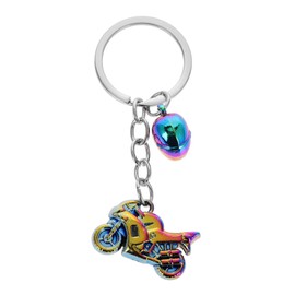 ULTECHNOVO Motorcycle Keychain Car Gadgets Key Shackle Motorbike Accessories Car Accessories Motorcycle Accessories Key Holder Car Key Chain Scooter Keychain Motorcycle Charm Alloy