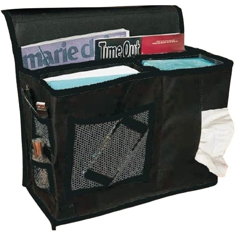 Dependable Industries inc. Essentials 7 Pocket Bedside Caddy Organizer Multi