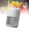Portable Ice Crusher ABS Metal Manual Shaved Ice Maker Snow
