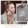 2 Pieces Makeup Mixing Palette Makeup Mixing Tray Acrylic Foundation