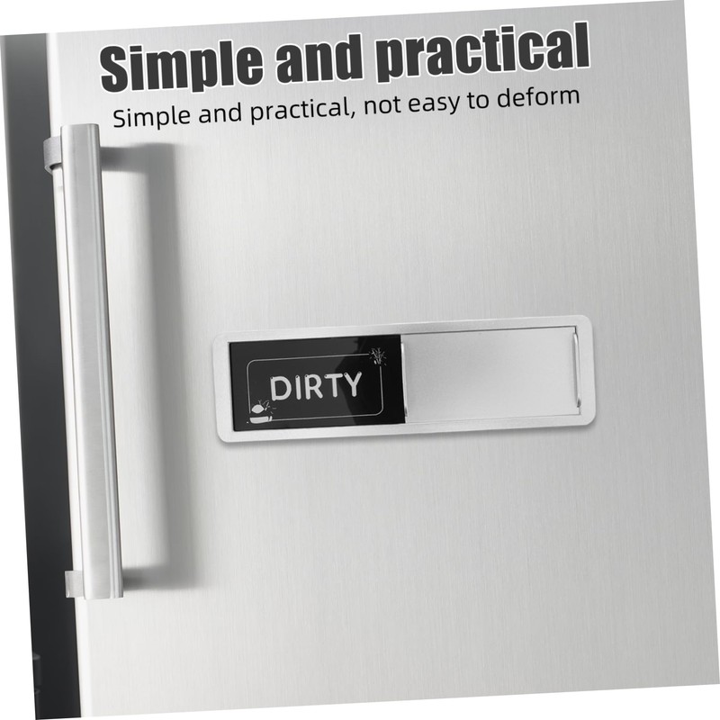 Gadpiparty Magnet Clean Dirty Sign Panda Pattern Dishwasher Indicator for