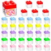Okllen 36 Pack Building Block Party Favor Boxes, Plastic Square