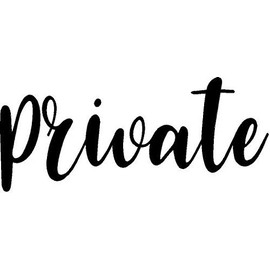 Door Vinyl Decal - Pantry, Restroom, Closet Water, Closet, Laundry, Office, toilettes, Bathroom (Private, Black)