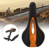 Mountain Road Bike, Comfortable Bike Seat Saddle Soft Orange Seat