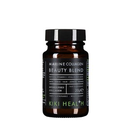 Kiki Health Marine Collagen Peptides Beauty Blend | Vital Protein Supplement for Skin, Hair Nails, Bones, Joints & Digestion | Hydrolysed Collagen with Vitamin C and Hyaluronic Acid - 20g