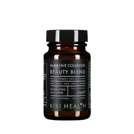 Kiki Health Marine Collagen Peptides Beauty Blend | Vital Protein Supplement for Skin, Hair Nails, Bones, Joints & Digestion | Hydrolysed Collagen with Vitamin C and Hyaluronic Acid - 20g
