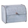 Irvin's Tinware, K18-47WZ, Bread Box in Weathered Zinc, Rustic Country