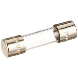 Bussmann BP/GMA-500MA 500 mAmp Glass Fast Acting Cartridge Fuse, 125V Carded UL Listed, 2-Pack, Pack of 1, No Color