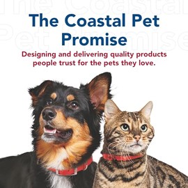 Coastal Pet Arnés Ajustable para Gatos, diseño H, Color Azul, tamaño de Circunferencia 25,4 a 45,7 cm, Talla única                                    