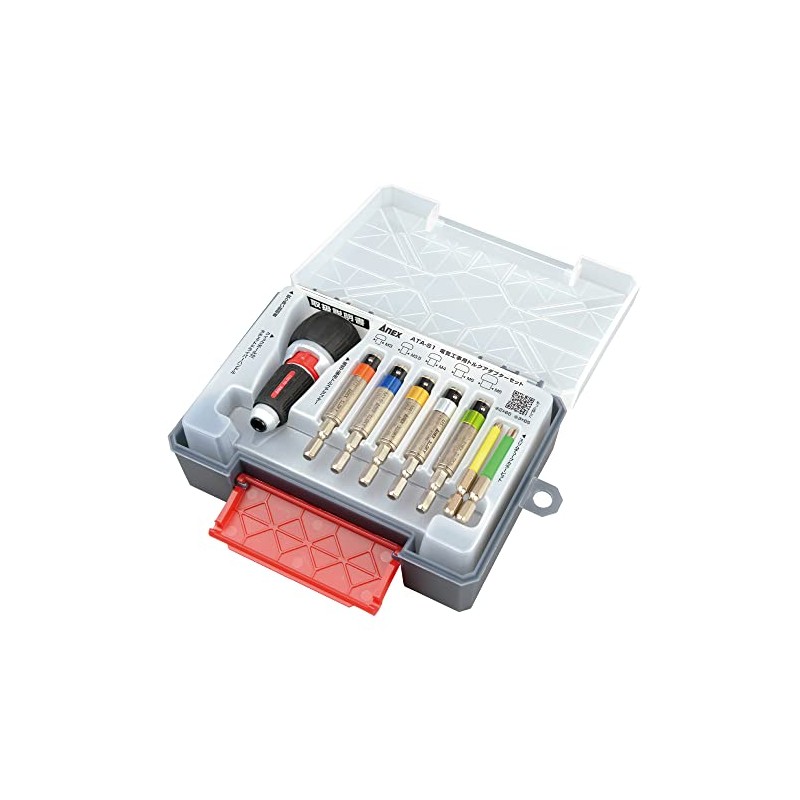 ANEX ATA-S1 Torque Adapter for Electrical Work with Case, Set