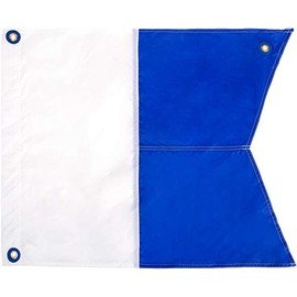 IST 14" x 18" International Alpha Signal Flag, Dive Flag