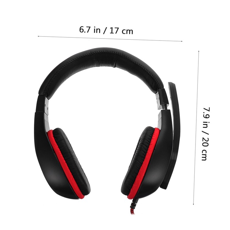 Mipcase Wired Gaming Headset with Microphone Over Ear Stereo Headphones