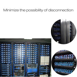 Lancher 2-Pack 19 Inch 1U Cable Management Horizontal Cable Rack Mount Manager with mounting Screws for Service Rack Cabinet 24 Slot with Cover