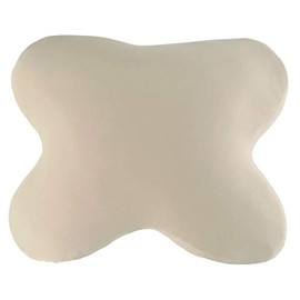 Edda Lux Cover suitable for Acamar pillows, 55 x 47 cm, and for Luxamel sleeping pillow 56 x 48 cm, soft jersey cushion cover for butterfly pillows, made of 100% cotton, in cappuccino