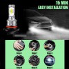 Bricologht 9006 9005 LED Headlight KIT Combo Bulbs High Low