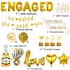 Gold Engagement Party Decorations Balloons - 42 Pcs Gold Engage