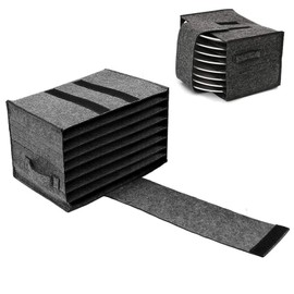 LITZEE Tellerhalter Wohnmobil, Tassenhalter Wohnmobil Teller Aufbewahrung für 8 Teller,Teller Organizer Schrank, Küche Becherträger für Wohnmobile,Wohnwagen und Boote (Tellerständer, Dunkelgrau)