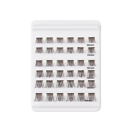 i-ENVY Cluster Palette Lash Refill, DIY Lash Makeup, Clusters False Eyelash, Varied Length, Customizable Under Lash Extension Layering (Neutral 10-15MM #08)