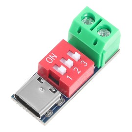 SHINEOFI USB C Pd Qc Fast Charge Detector Test Board Module Adjustable Voltage Power Supply Tester Compact Portable Qc Charging for Safe Testing