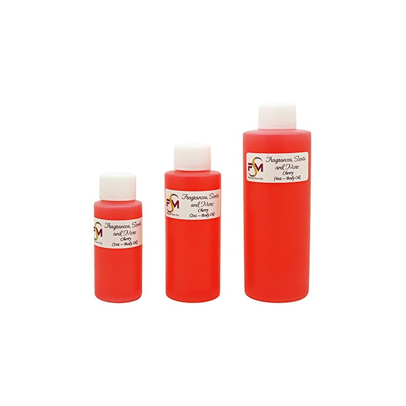 Cherry Fragrance Oil - 2 Fl Oz Plastic Bottle (60ml)