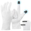 ENPOINT Touch Screen Gloves, 5 Pairs White Cotton Gloves for