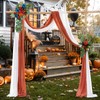 auons Wedding Arch Sheer Drapery Backdrop Voile Curtain Chiffon Draping