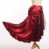 BLESSUME Victorian Ruffle Bustle Skirt/Cape (Red)