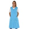 Women's Sleeveless Cooking Apron Apron Button Gown Plain House Dress,