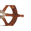 TUP The Urban Port 12" Teak Wood Ship Wheel with