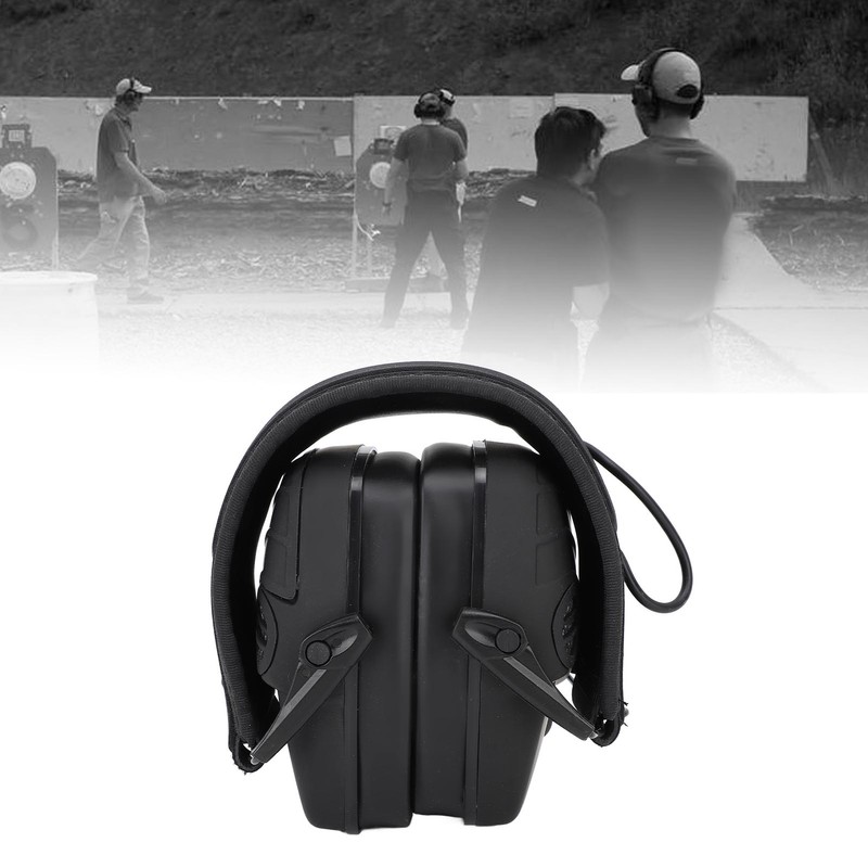 Electronic Shooting Earmuffs ABS Hearing Protective Noise Reduction Headphone for