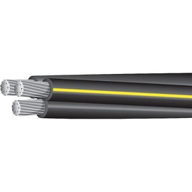 Nassau 50FT 4-4-4 Vassar Triplex Aluminum Conductor Underground Direct Burial 600V URD Cable
