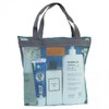 Quick-Drying Mesh Bag for Water Activities, Swimming, Bathhouse, Shower & Sauna Blue 3ea