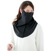 Deling Face Cover, Neck Cover, Made in Japan, Long Length,