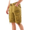 Geographical Norway men's people cargo shorts (People) - Mastic, size: