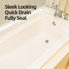 Champagne Brushed Gold Bronze Bathtub Drain, Hair Catcher and 2-Hole