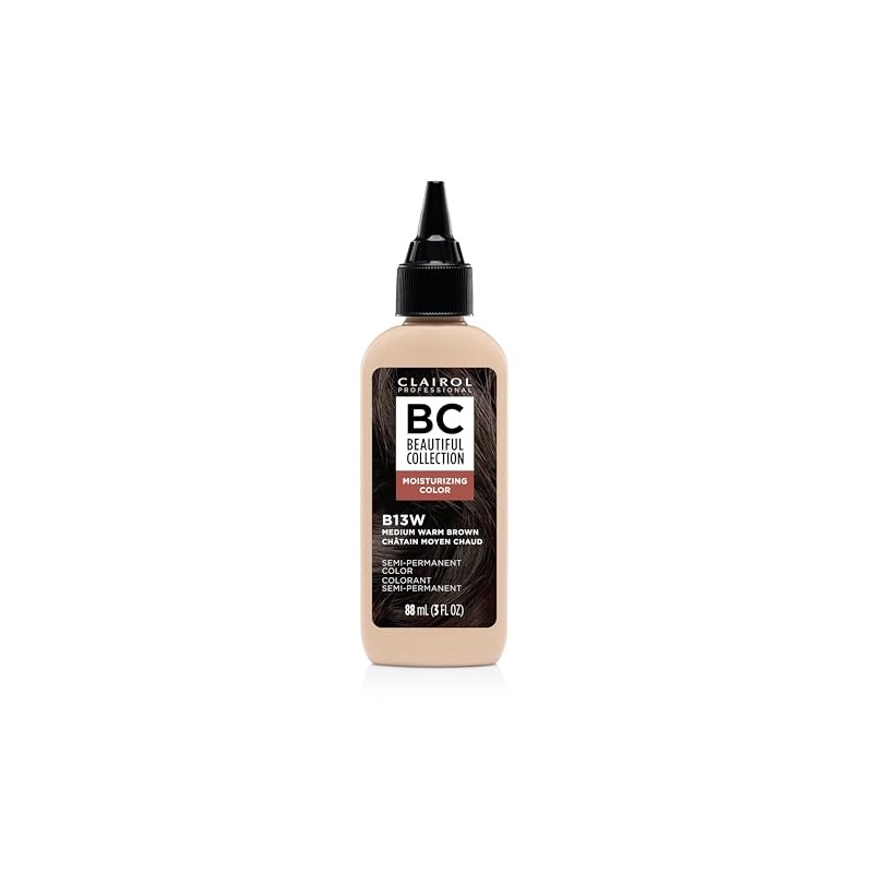 Clairol Beautiful Collection, 13w Medium Warm Brown, 3 oz.