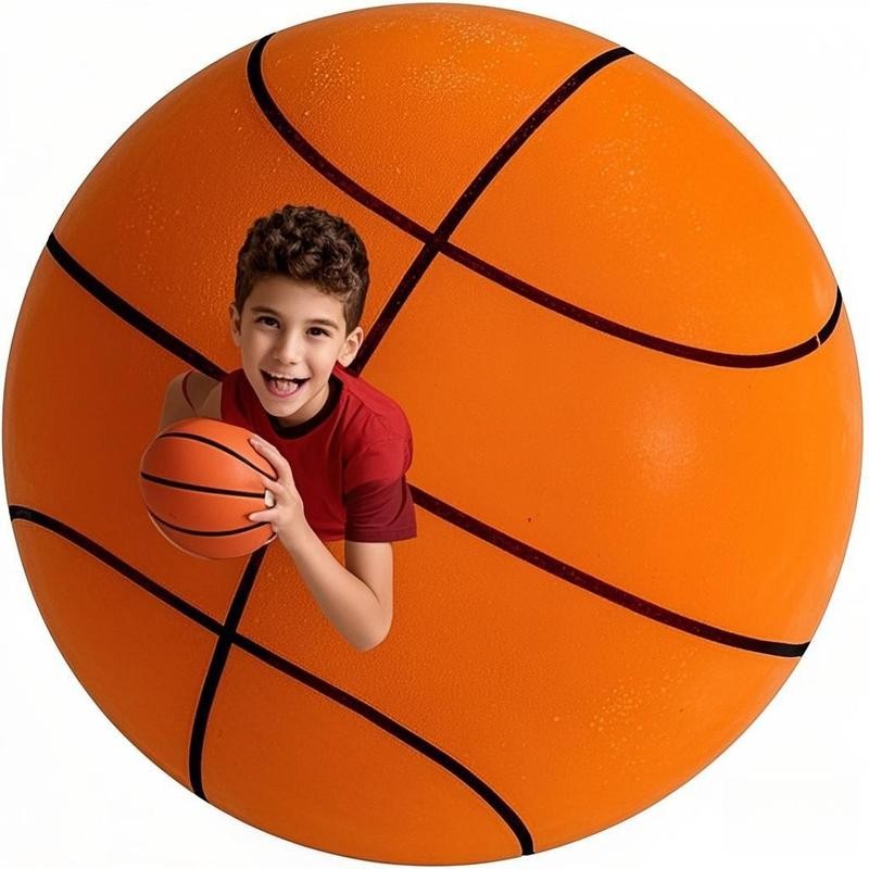 Children's educational silent basketball, indoor special, free basket, value set,