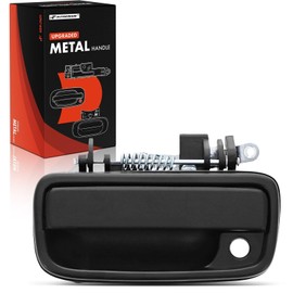 A-Premium Front Driver Exterior Door Handle - Upgraded Metal Handle - Compatible with Toyota Tacoma 1995-2004 - Textured Black, w/Keyhole - Replace TO1310117, 69220-35020