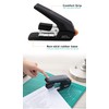 Deli Effortless Heavy Duty Stapler, One Touch Stapling, Easy to