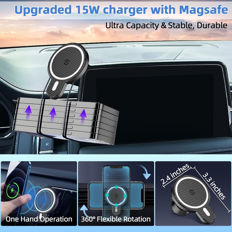 Car Phone Holder for Hyundai Elantra 2021 2022 2023 2024