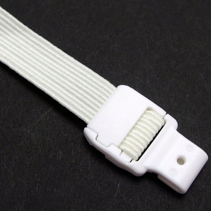 Mitsuya M65846 Hook Belt for Masks, Stretchable, White, Made in