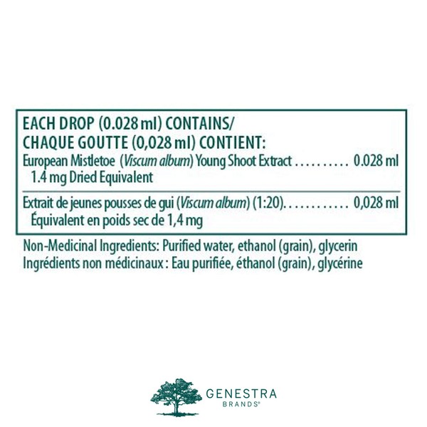 Genestra Brands - European Mistletoe Young Shoot - Herbal Supplement - 15 ml Liquid