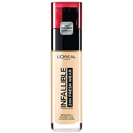 2 x L'Oreal Paris Infaillible 24H Fresh Wear Foundation 30ml - 125 Natural Rose