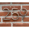 Hasware Floating House Number Sign, 12 cm, Modern Door Numbers,