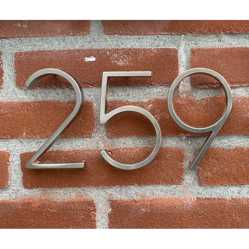 Hasware Floating House Number Sign, 12 cm, Modern Door Numbers,