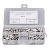 200Pcs Wire Ferrule Copper Male Female Crimp Terminal Connector for